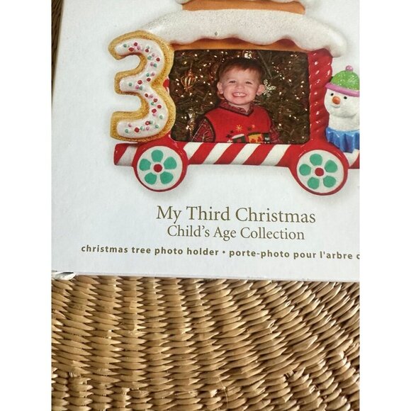 Hallmark 3 years old picture frame ornament - Picture 4 of 7